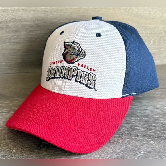 Lehigh Valley Ironpigs MiLB Baseball StrapBack Hat SGA Phillies Triple-A - Picture 1 of 5